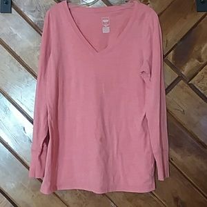 Women's v neck long sleeve xl